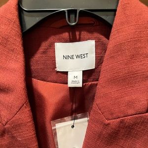 Nine West NWT rust-colored blazer